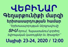 Webinar for Gegharkunik region’s Youth