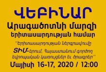 Webinar for the Youth of Aragatsotn region